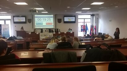 24.4. 2017 sa na Úrade TSK v Trenčíne uskutočnila už 12-krát krajská súťaž Mladý Európan.