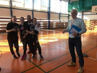 štvrtok 16.3.2023 žiačky SOŠ Nováky Lea Michnová, Veronika Kytková a Klaudia Gandelová pod vedením Mgr. Pavla Oršulu obsadili na okresnom kole v bedmintone žiačok stredných škôl pekné 4. miesto.