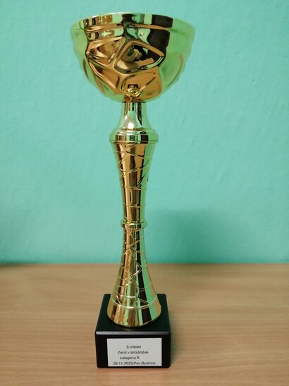 ZLATÁ TROFEJ JE UŽ V ŠKOLE !